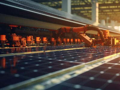Solar panel manufacturing