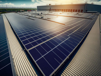 Commercial roof solar